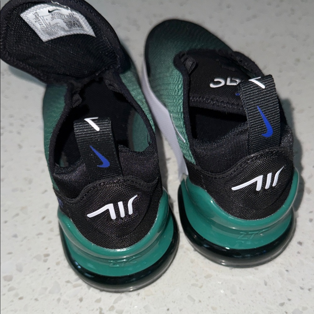 Nike Air Max 270 Slip-On Sneakers - Green & Black - Picture 7 of 8